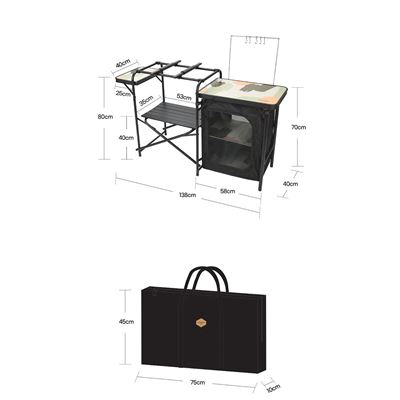 Bản nấu ăn dã ngoại Snowline Cooking Table SNF5UTA004 3