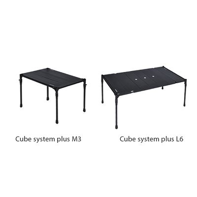 Hệ thống bàn gấp tuỷ chỉnh Snowline Cube System Table Plus SN85UTA033 Black