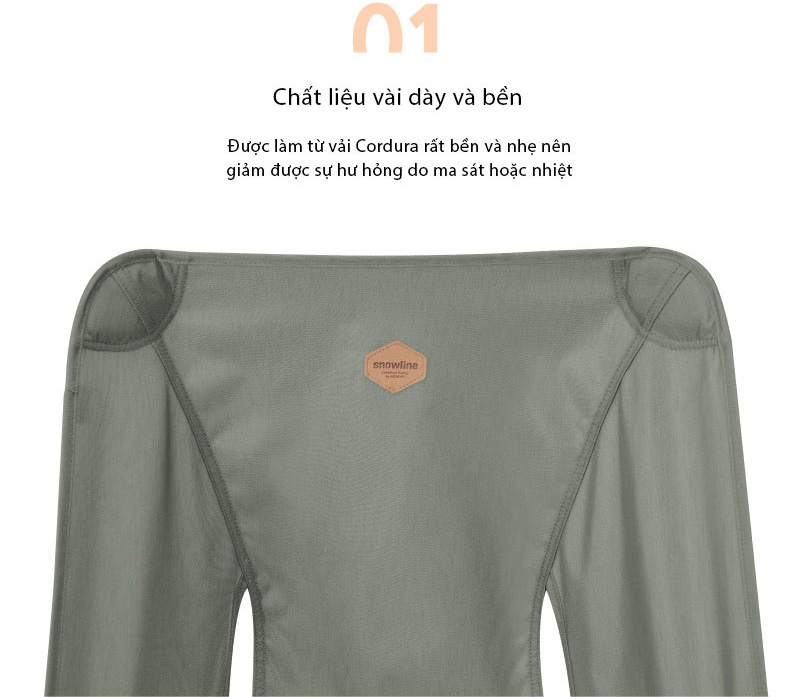 Ghế dã ngoại siêu nhẹ 710g Snowline Lasse light Chair SND5ULC002