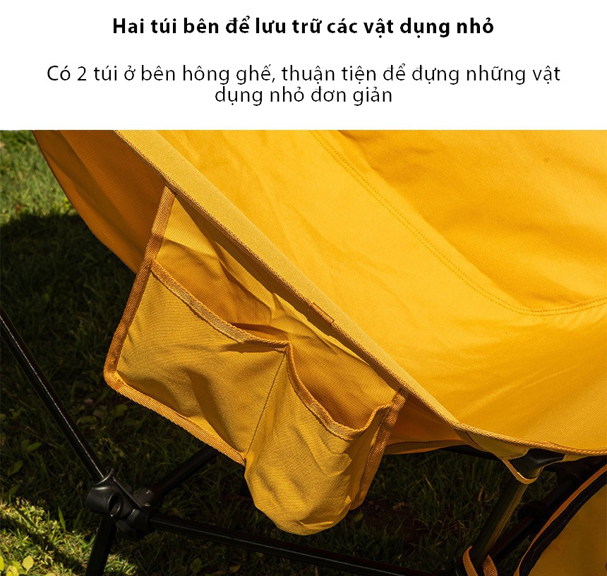 Ghế cắm trại gấp gọn Snowline Comfort Relax Chair SNG5ULC002 - Vàng
