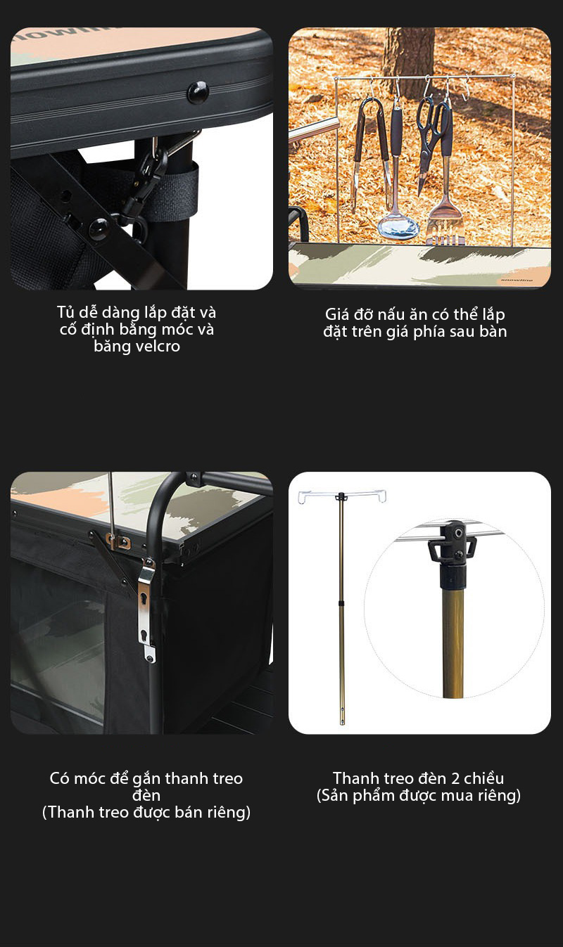 Bản nấu ăn dã ngoại Snowline Cooking Table SNF5UTA004