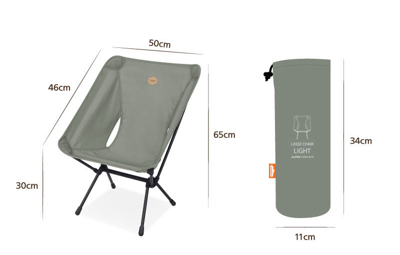 Ghế dã ngoại siêu nhẹ 710g Snowline Lasse light Chair SND5ULC002