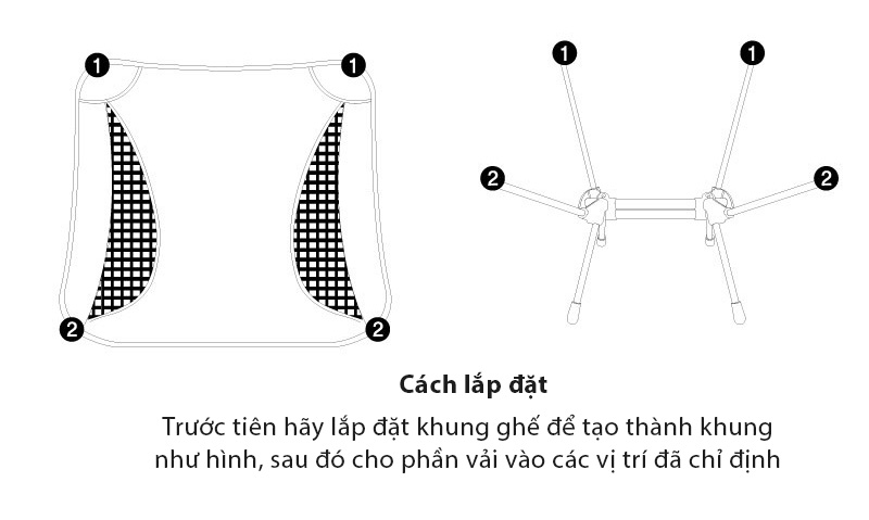Ghế gấp dã ngoại Snowline Lasse Chair Plus SND5ULC003 - Xám