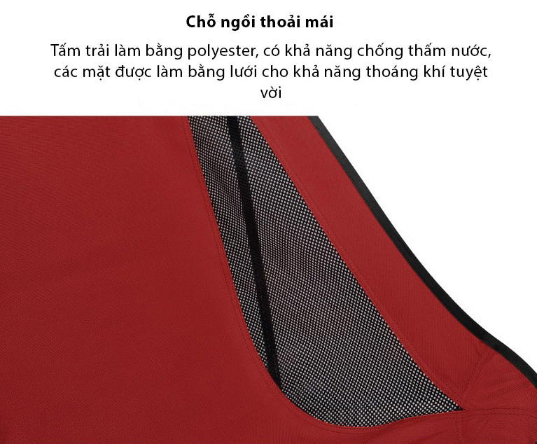 Ghế xếp có tựa đầu Snowline Pender Chair Wide SNF5ULC001 - Đỏ