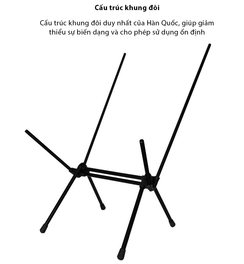 Ghế gấp dã ngoại Snowline Lasse Chair Plus SND5ULC003 - Xám